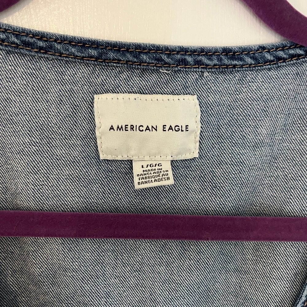 American Eagle Outfitters | Denim Button-Down Dress - Picture 3 of 3